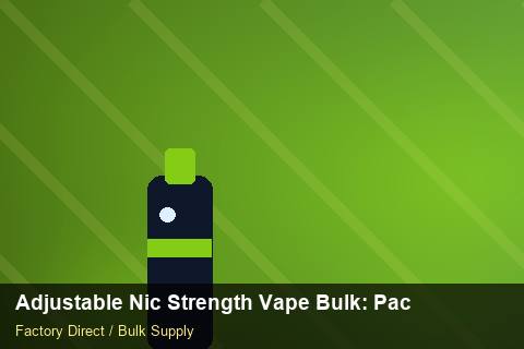 Adjustable Nic Strength Vape Bulk — Adjustable Nic Strength Vape Bulk: Packaging Standards — Category Mix photo 2