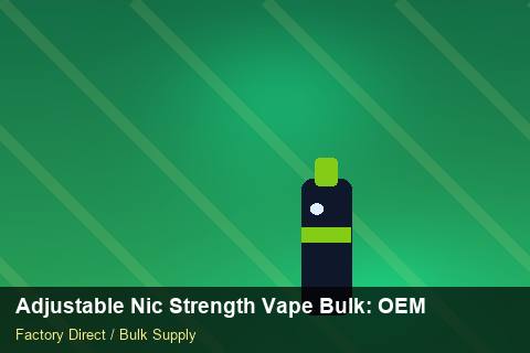 Adjustable Nic Strength Vape Bulk — Adjustable Nic Strength Vape Bulk: OEM & ODM Service — Category Mix photo 2