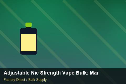 Adjustable Nic Strength Vape Bulk — Adjustable Nic Strength Vape Bulk: Market Trends 2026 — Category Mix photo 1