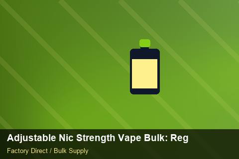 Adjustable Nic Strength Vape Bulk — Adjustable Nic Strength Vape Bulk: Regulatory Update — Category Mix photo 1