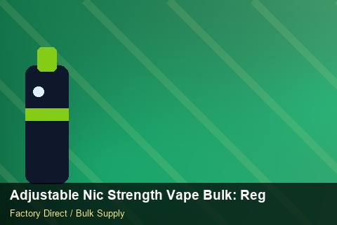 Adjustable Nic Strength Vape Bulk — Adjustable Nic Strength Vape Bulk: Regulatory Update — Category Mix photo 2