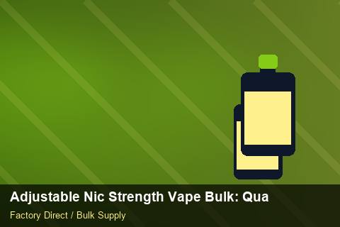 Adjustable Nic Strength Vape Bulk — Adjustable Nic Strength Vape Bulk: Quality Control Process — Category Mix photo 2