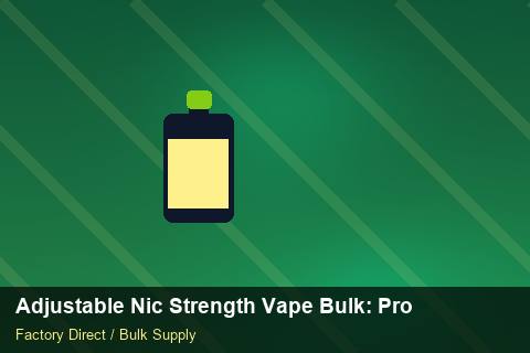 Adjustable Nic Strength Vape Bulk — Adjustable Nic Strength Vape Bulk: Production Capacity — Category Mix photo 1