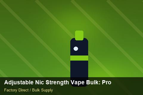 Adjustable Nic Strength Vape Bulk — Adjustable Nic Strength Vape Bulk: Production Capacity — Category Mix photo 2