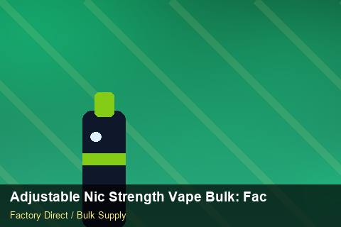 Adjustable Nic Strength Vape Bulk — Adjustable Nic Strength Vape Bulk: Factory Audit Report — Category Mix photo 2