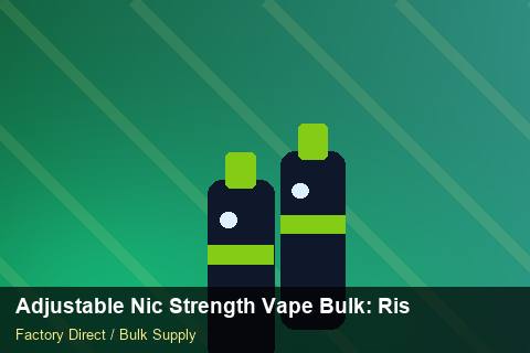 Adjustable Nic Strength Vape Bulk — Adjustable Nic Strength Vape Bulk: Risk Management — Category Mix photo 1