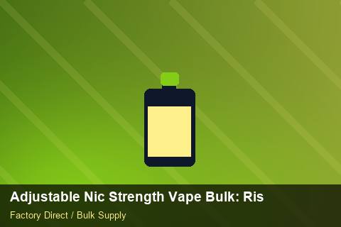 Adjustable Nic Strength Vape Bulk — Adjustable Nic Strength Vape Bulk: Risk Management — Category Mix photo 2