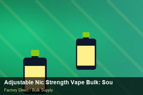 Adjustable Nic Strength Vape Bulk — Adjustable Nic Strength Vape Bulk: Sourcing Workflow — Category Mix photo 2
