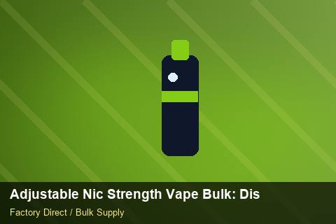 Adjustable Nic Strength Vape Bulk — Adjustable Nic Strength Vape Bulk: Distribution Channels — Category Mix photo 2