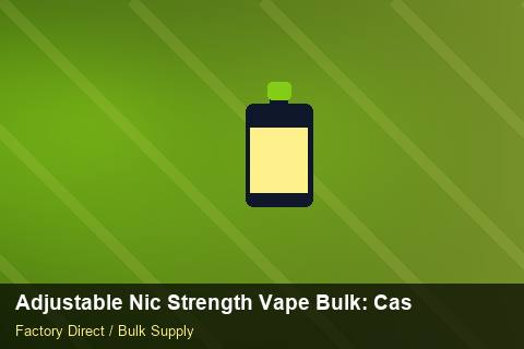 Adjustable Nic Strength Vape Bulk — Adjustable Nic Strength Vape Bulk: Case Studies — Category Mix photo 2