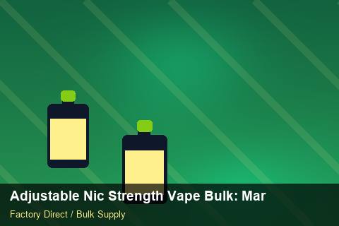 Adjustable Nic Strength Vape Bulk — Adjustable Nic Strength Vape Bulk: Margin Calculator — Category Mix photo 1