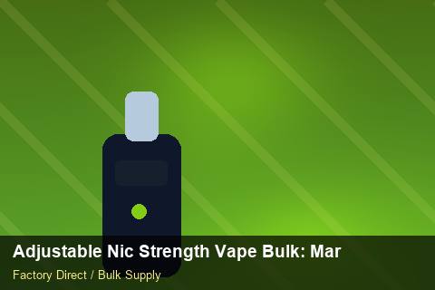 Adjustable Nic Strength Vape Bulk — Adjustable Nic Strength Vape Bulk: Margin Calculator — Category Mix photo 2