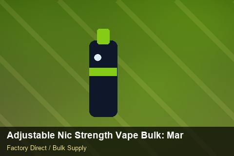 Adjustable Nic Strength Vape Bulk — Adjustable Nic Strength Vape Bulk: Market Comparison — Category Mix photo 2