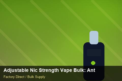 Adjustable Nic Strength Vape Bulk — Adjustable Nic Strength Vape Bulk: Anti-Counterfeit Measures — Category Mix photo 1