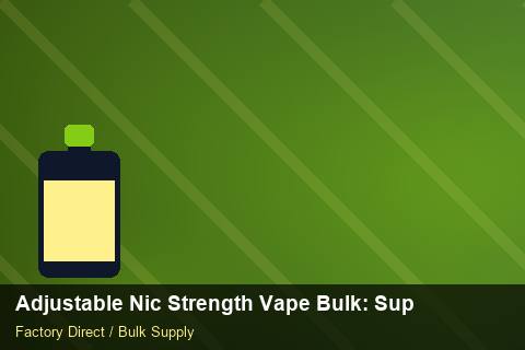 Adjustable Nic Strength Vape Bulk — Adjustable Nic Strength Vape Bulk: Supplier Vetting — Category Mix photo 2