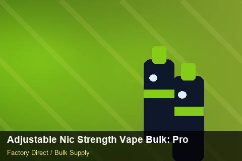 Adjustable Nic Strength Vape Bulk — Adjustable Nic Strength Vape Bulk: Product Launch Playbook — Category Mix photo 2