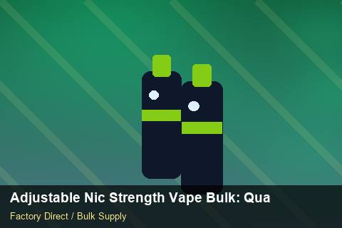 Adjustable Nic Strength Vape Bulk — Adjustable Nic Strength Vape Bulk: Quality Inspection Checklist — Private-Label Launch photo 2