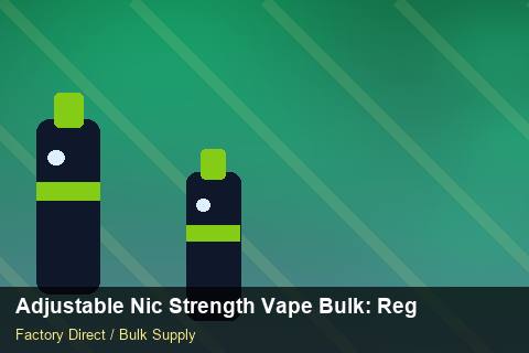 Adjustable Nic Strength Vape Bulk — Adjustable Nic Strength Vape Bulk: Regulatory Update — Private-Label Launch photo 2