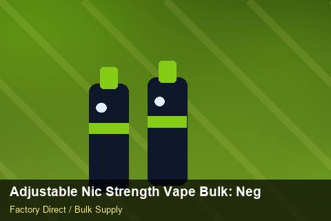 Adjustable Nic Strength Vape Bulk — Adjustable Nic Strength Vape Bulk: Negotiation Tips — Private-Label Launch photo 1