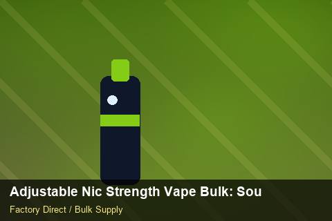 Adjustable Nic Strength Vape Bulk — Adjustable Nic Strength Vape Bulk: Sourcing Workflow — Private-Label Launch photo 1