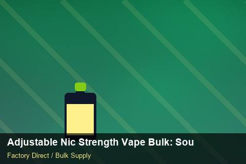 Adjustable Nic Strength Vape Bulk — Adjustable Nic Strength Vape Bulk: Sourcing Workflow — Private-Label Launch photo 2