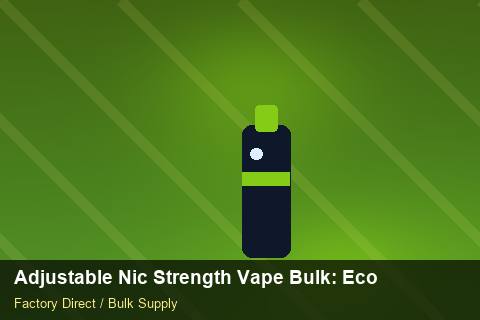 Adjustable Nic Strength Vape Bulk — Adjustable Nic Strength Vape Bulk: Eco-Friendly Materials — Private-Label Launch photo 2