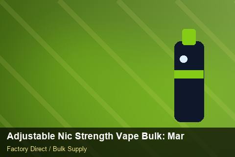 Adjustable Nic Strength Vape Bulk — Adjustable Nic Strength Vape Bulk: Market Comparison — Private-Label Launch photo 2