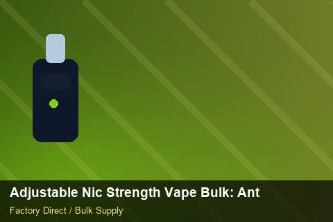 Adjustable Nic Strength Vape Bulk — Adjustable Nic Strength Vape Bulk: Anti-Counterfeit Measures — Private-Label Launch photo 1