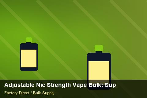 Adjustable Nic Strength Vape Bulk — Adjustable Nic Strength Vape Bulk: Supplier Vetting — Private-Label Launch photo 2