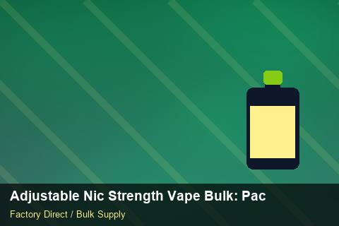 Adjustable Nic Strength Vape Bulk — Adjustable Nic Strength Vape Bulk: Packaging Standards — Brand Positioning photo 1