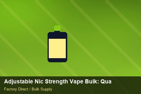 Adjustable Nic Strength Vape Bulk — Adjustable Nic Strength Vape Bulk: Quality Control Process — Brand Positioning photo 2