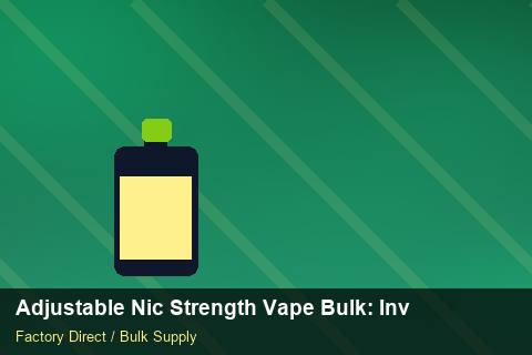 Adjustable Nic Strength Vape Bulk — Adjustable Nic Strength Vape Bulk: Inventory Management — Brand Positioning photo 2