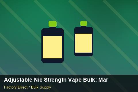 Adjustable Nic Strength Vape Bulk — Adjustable Nic Strength Vape Bulk: Margin Calculator — Brand Positioning photo 1