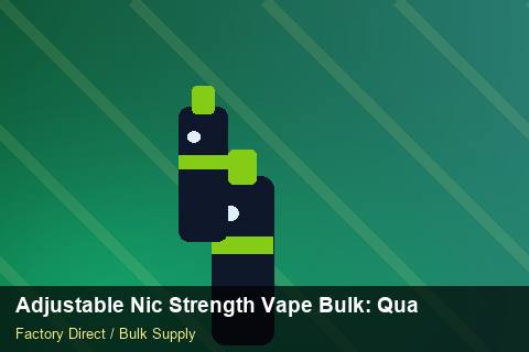 Adjustable Nic Strength Vape Bulk — Adjustable Nic Strength Vape Bulk: Quality Inspection Checklist — Logo Placement photo 2