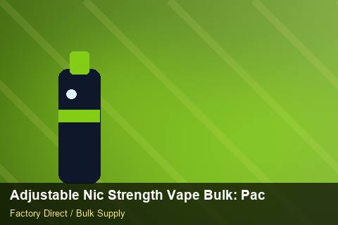 Adjustable Nic Strength Vape Bulk — Adjustable Nic Strength Vape Bulk: Packaging Standards — Logo Placement photo 2
