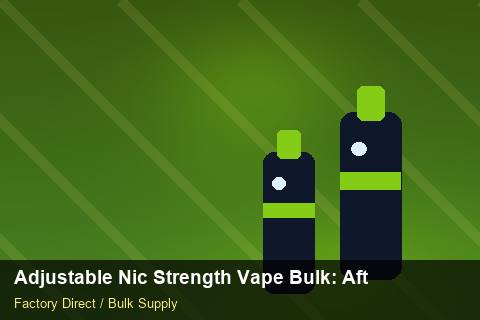 Adjustable Nic Strength Vape Bulk — Adjustable Nic Strength Vape Bulk: After-Sales Support — Logo Placement photo 1