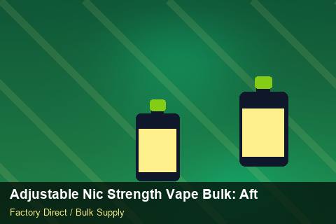 Adjustable Nic Strength Vape Bulk — Adjustable Nic Strength Vape Bulk: After-Sales Support — Logo Placement photo 2
