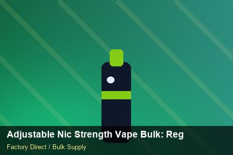 Adjustable Nic Strength Vape Bulk — Adjustable Nic Strength Vape Bulk: Regulatory Update — Logo Placement photo 2