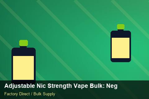 Adjustable Nic Strength Vape Bulk — Adjustable Nic Strength Vape Bulk: Negotiation Tips — Logo Placement photo 2