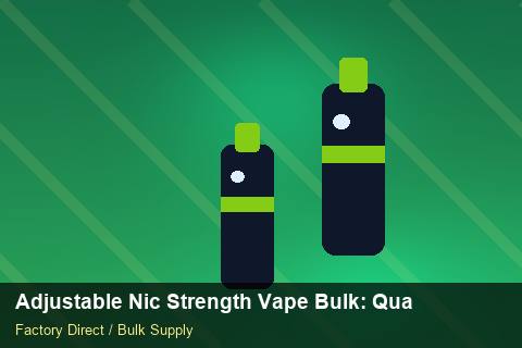Adjustable Nic Strength Vape Bulk — Adjustable Nic Strength Vape Bulk: Quality Control Process — Logo Placement photo 1
