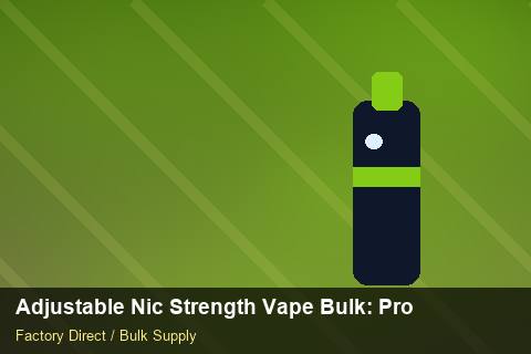Adjustable Nic Strength Vape Bulk — Adjustable Nic Strength Vape Bulk: Production Capacity — Logo Placement photo 2