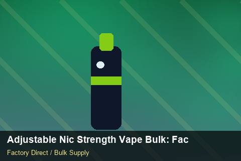 Adjustable Nic Strength Vape Bulk — Adjustable Nic Strength Vape Bulk: Factory Audit Report — Logo Placement photo 2