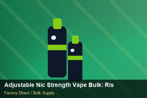 Adjustable Nic Strength Vape Bulk — Adjustable Nic Strength Vape Bulk: Risk Management — Logo Placement photo 1