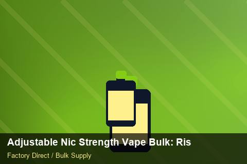 Adjustable Nic Strength Vape Bulk — Adjustable Nic Strength Vape Bulk: Risk Management — Logo Placement photo 2