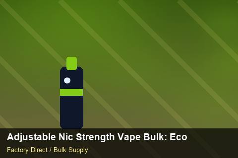 Adjustable Nic Strength Vape Bulk — Adjustable Nic Strength Vape Bulk: Eco-Friendly Materials — Logo Placement photo 2