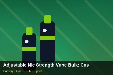 Adjustable Nic Strength Vape Bulk — Adjustable Nic Strength Vape Bulk: Case Studies — Logo Placement photo 1