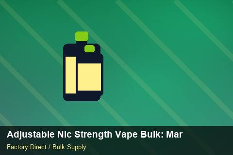 Adjustable Nic Strength Vape Bulk — Adjustable Nic Strength Vape Bulk: Margin Calculator — Logo Placement photo 1