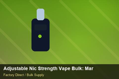 Adjustable Nic Strength Vape Bulk — Adjustable Nic Strength Vape Bulk: Margin Calculator — Logo Placement photo 2