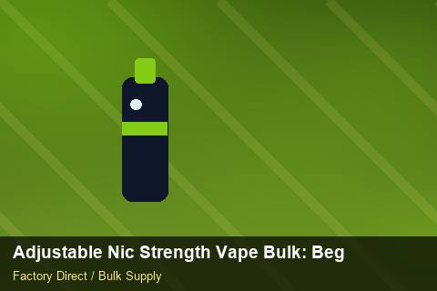 Adjustable Nic Strength Vape Bulk — Adjustable Nic Strength Vape Bulk: Beginner's Guide — Logo Placement photo 1