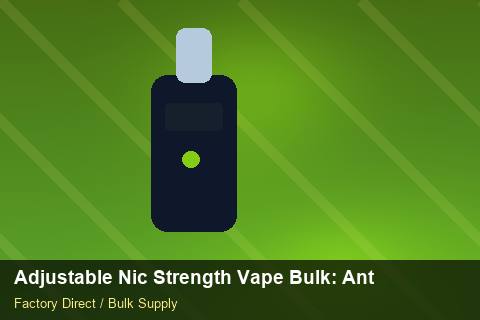Adjustable Nic Strength Vape Bulk — Adjustable Nic Strength Vape Bulk: Anti-Counterfeit Measures — Logo Placement photo 1